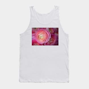 Pink Italian Ranunculus Tank Top